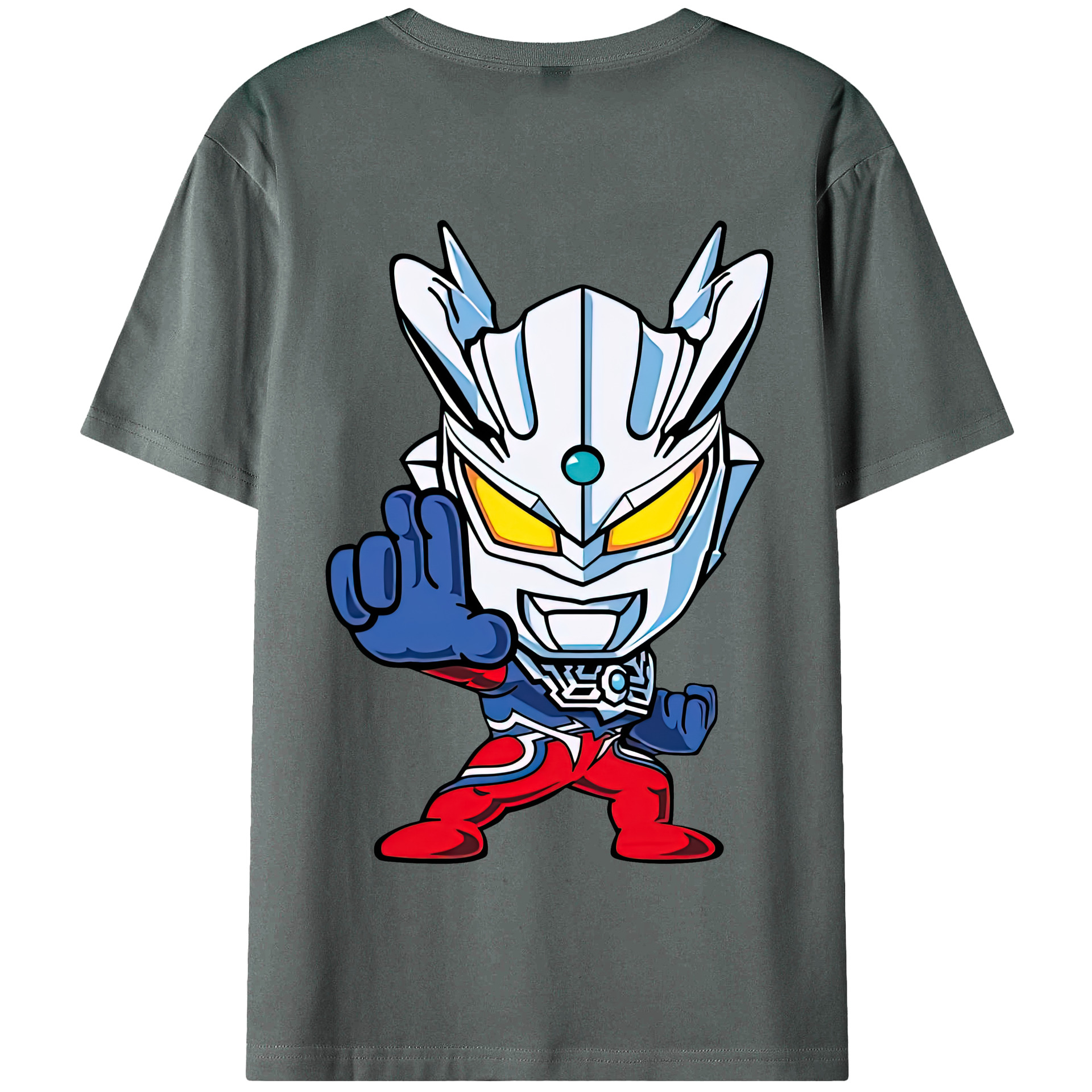 （画像用） ウルトラマン Ultraman 綿100％半袖Tシャツ（背面プリント）